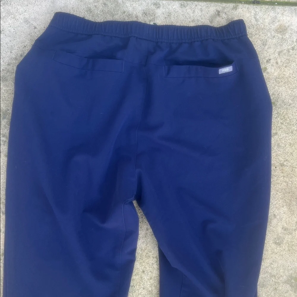 FIGS Men's Technical Coleectuin Navy Blue Scrub Set Top Size XXL Pant Size XL/T